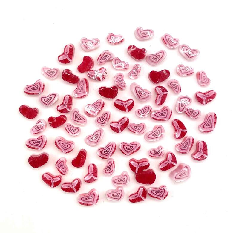 Murrine - Hearts - Pink - 90COE