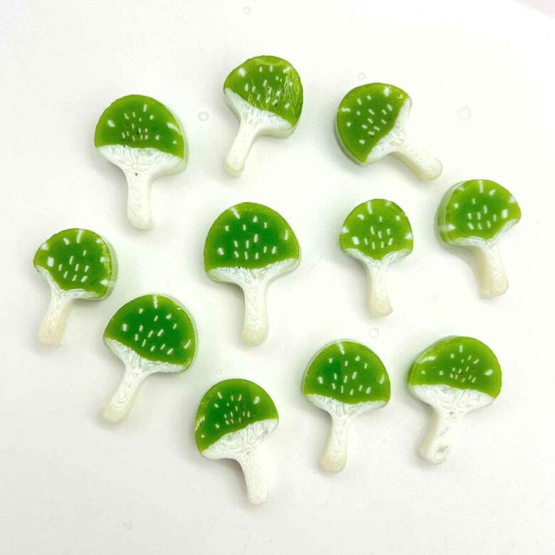 XL Murrine - Magic Green Mushroom - 90COE