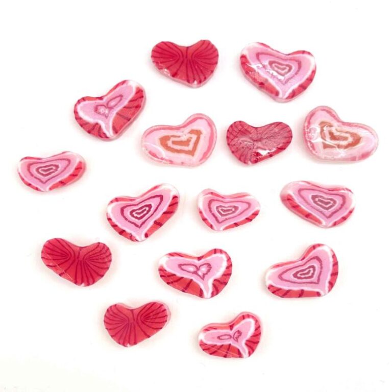 XL Murrine - Pink Hearts - 90COE