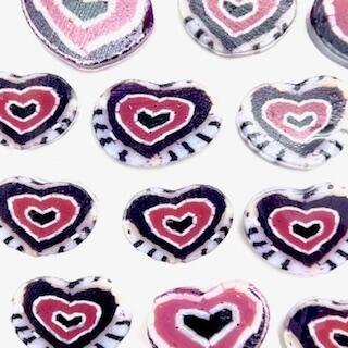 XL Murrine - Purple Hearts - 90COE