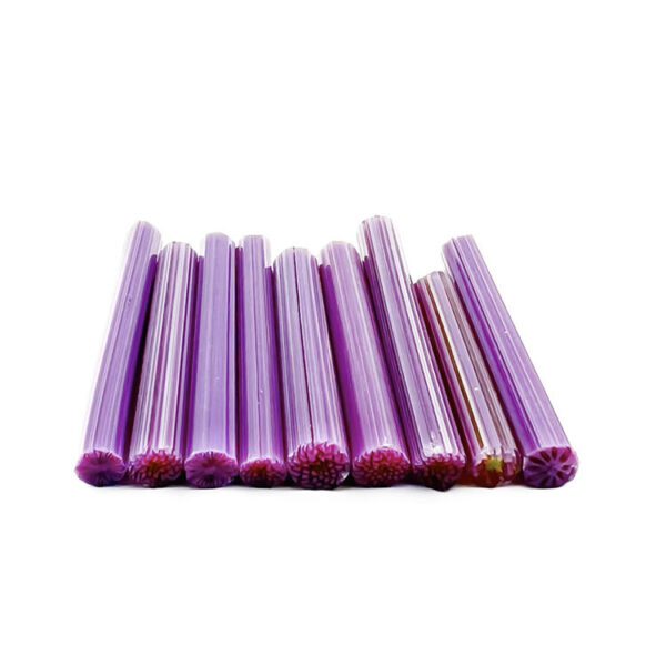 Murrine - Flowers - Purple Chrysanthemum - 96COE