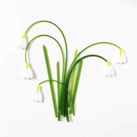 XL Murrine - Snowdrop Plant Mix - 96COE