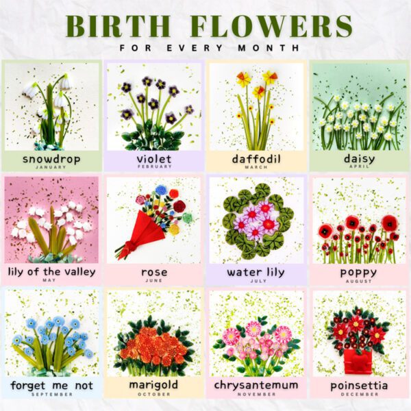 Murrine - Mixed Sizes - Birth Month Flower Mix  – 90COE – 100g - Image 3