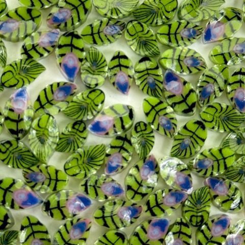 Murrine - Peacock's Feather Droplet - 90COE