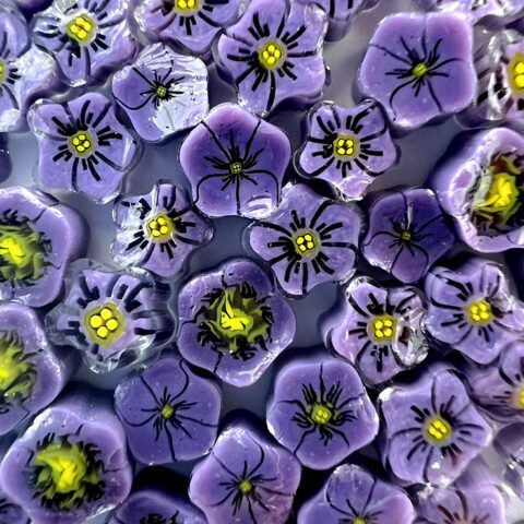 Murrine - Flowers - Purple Violet - 96COE