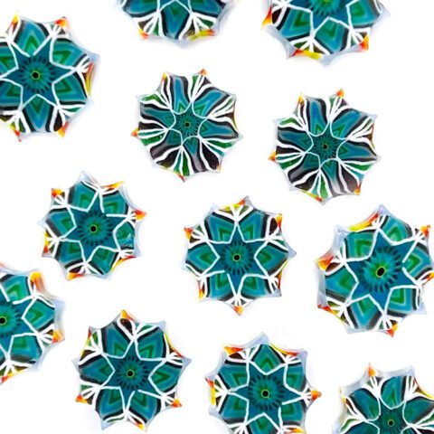 XL Murrine - Rainbow Star Mandala - 90COE - 1oz