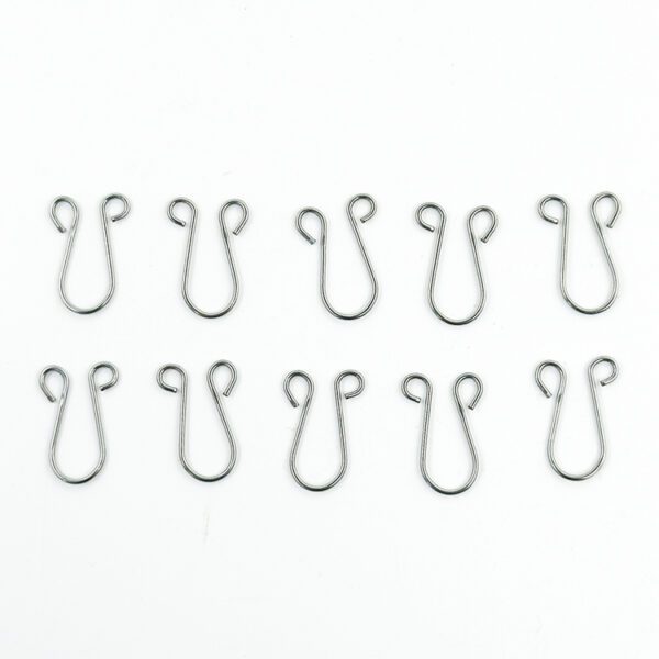 10 Nichrome Wire Metal Hooks