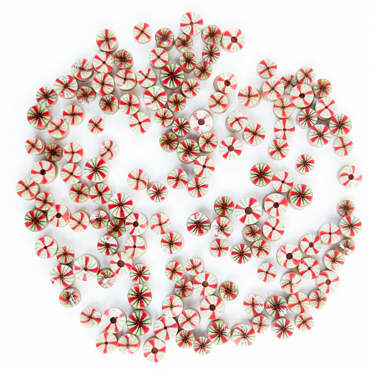 Curious - Mini Red, White and Green Sparkle - 90COE - 25g