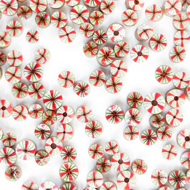 Curious - Mini Red, White and Green Sparkle - 90COE - 25g