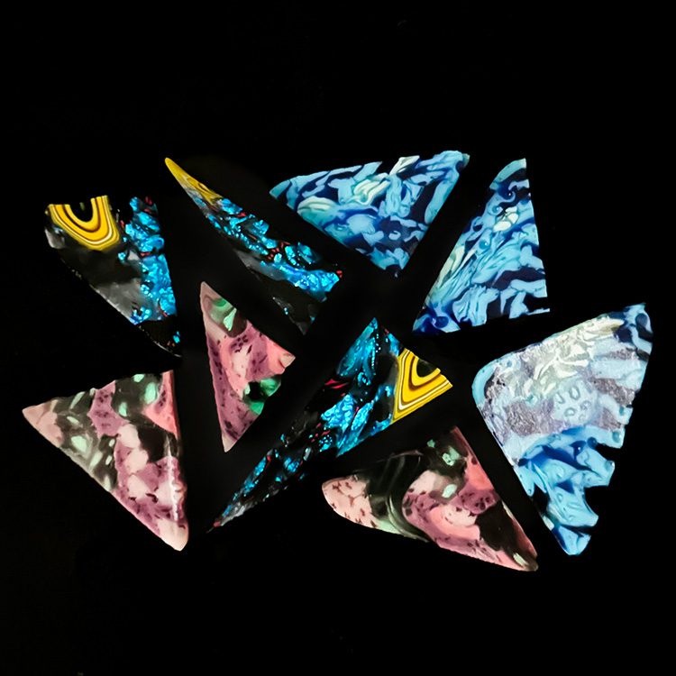 Glow Pattern Bar - Jewelry Cabochon Mix - 96COE