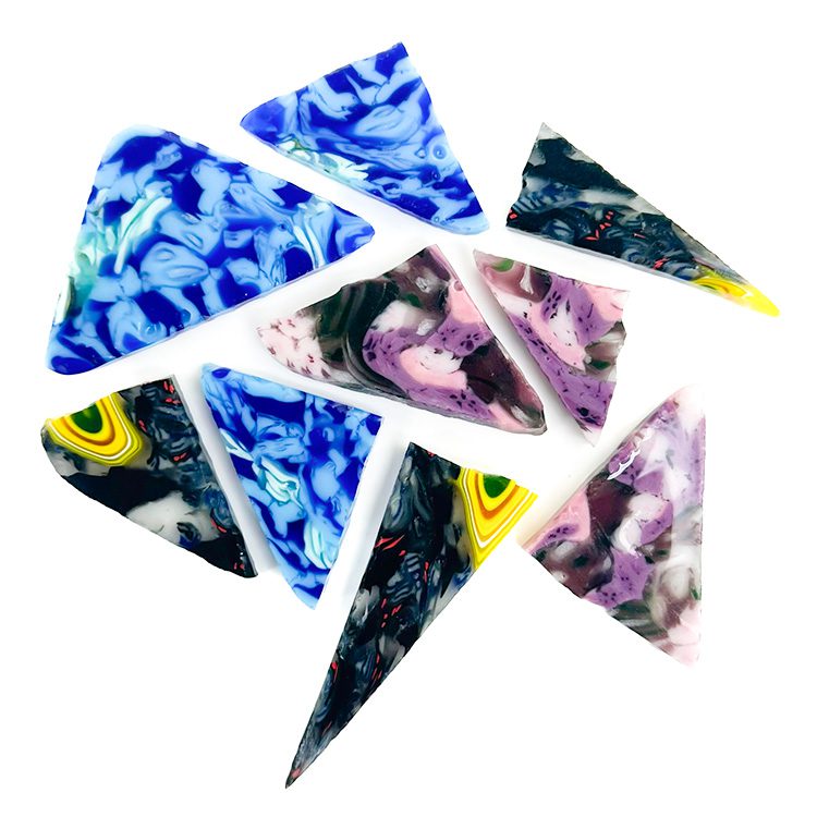 Glow Pattern Bar - Jewelry Cabochon Mix - 96COE