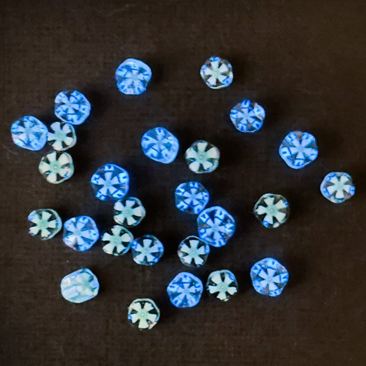 Murrine - Flowers - Glow Periwinkle - 90COE - 25g