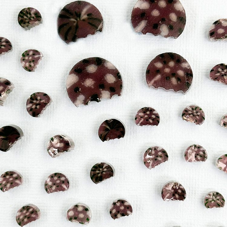 Murrine - Mixed Size - Glow Jellyfish - 96COE - 25g