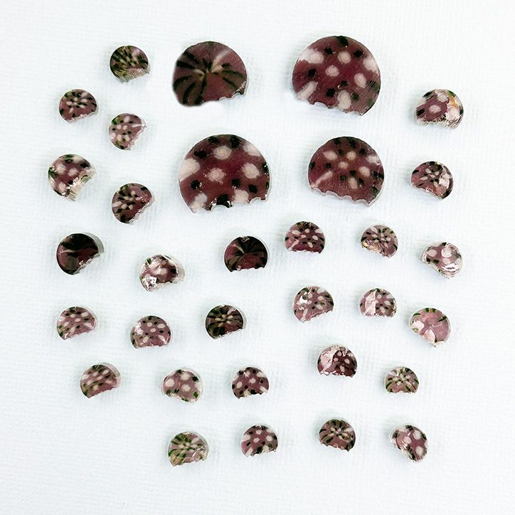 Murrine - Mixed Size - Glow Jellyfish - 96COE - 25g