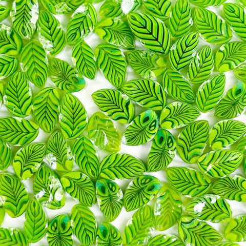 Murrine - Leaves - Lemon Leaves - 90COE