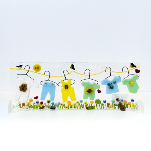 Fused Glass New Baby Gift
