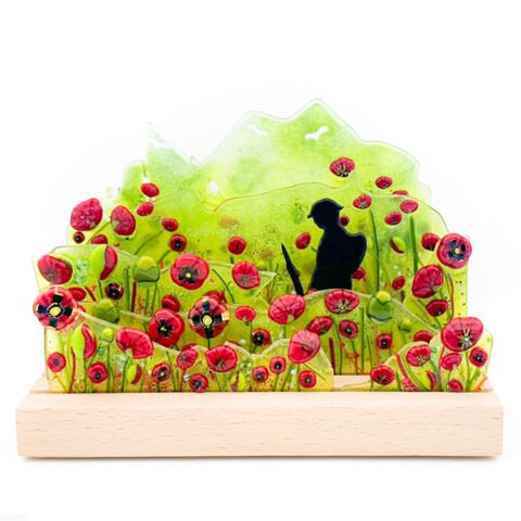 Murrine - Remembrance Day Poppy Mix - 90COE - 50g