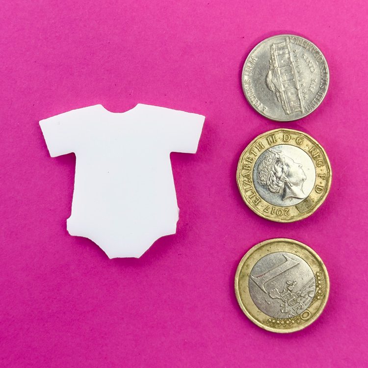 Precut Glass Shape - Baby Clothes - Oceanside Glass - Image 4