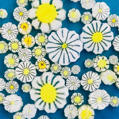 Murrine - Mixed Size - Daisies - 90COE
