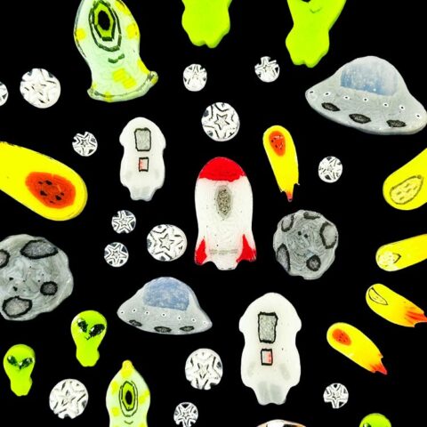 Murrine - Mixed Size - Space - 90COE