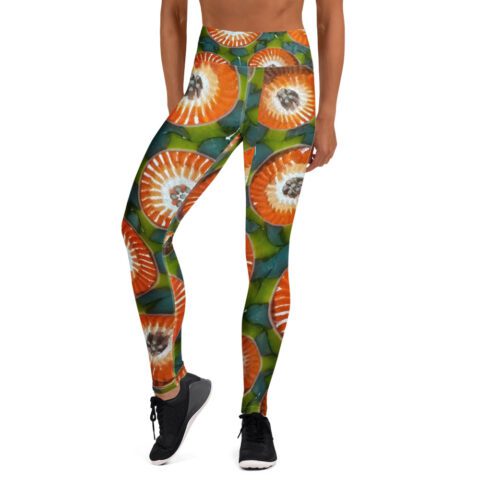 Merchandise Featuring Glass Images Murrine Yoga Leggings