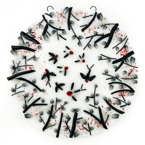 Fused-Glass-Monochrome-Swallow-Scene