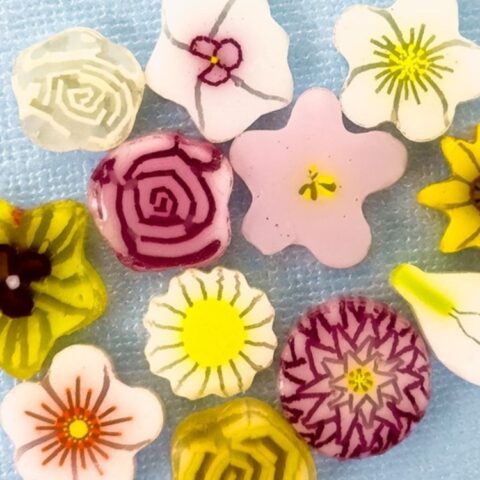 XL Murrine - Pastel Flower Mix - 90COE
