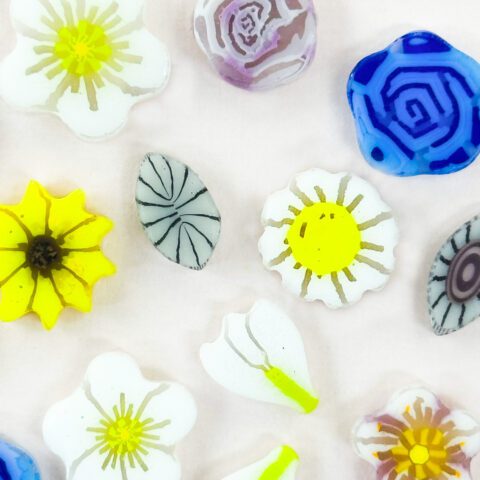 XL Murrine - Pastel Flower Mix - 96COE