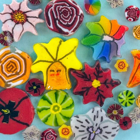 Murrine - Vibrant Flower Mix - 96COE