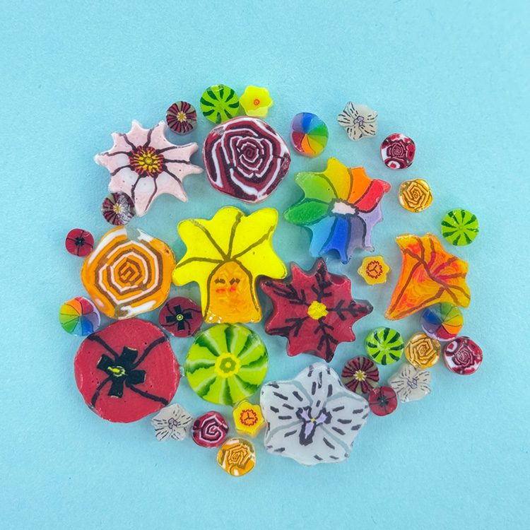 Murrine - Vibrant Flower Mix - 96COE - Image 2