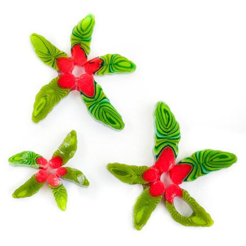 Curious - Red and Green Petals - 90COE - 25g