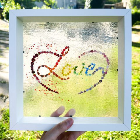Fused Glass All the Colors of Love