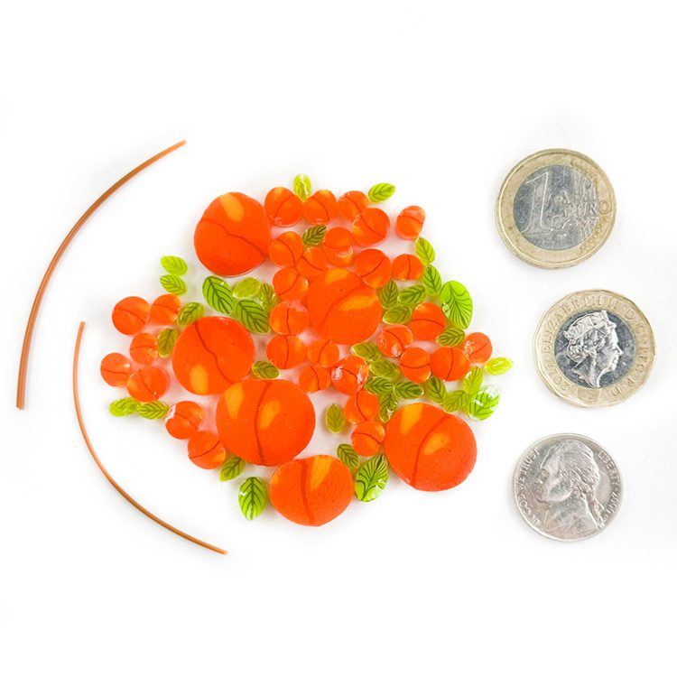 Murrine - Mix Size - Peach - 90COE