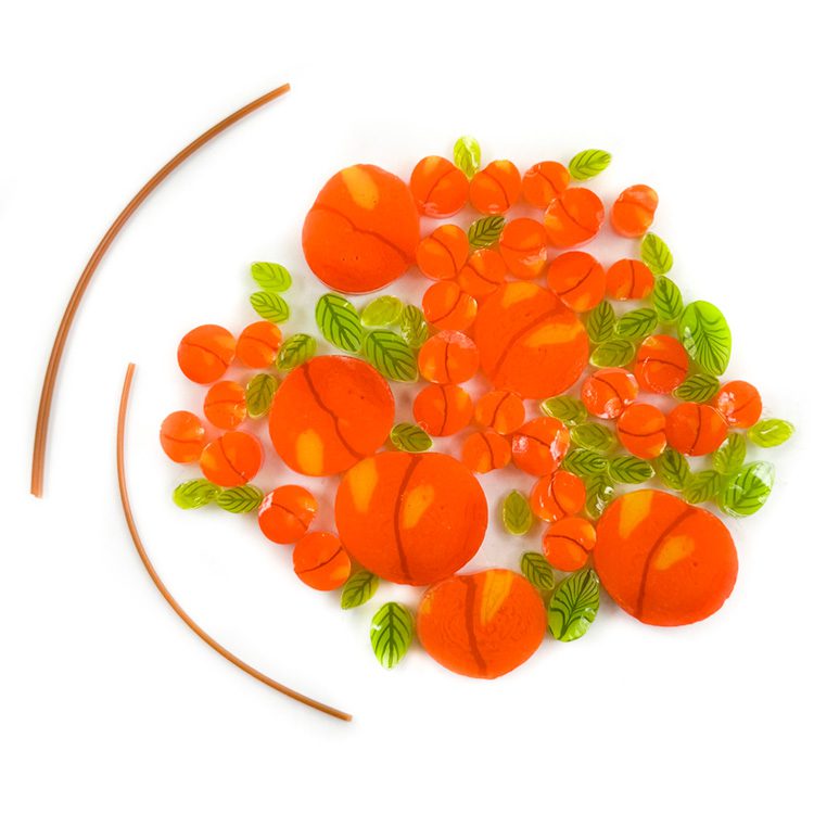 Murrine - Mix Size - Peach - 90COE