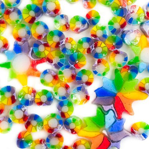Murrine - Mix Size - Rainbow Sunflower - 96COE