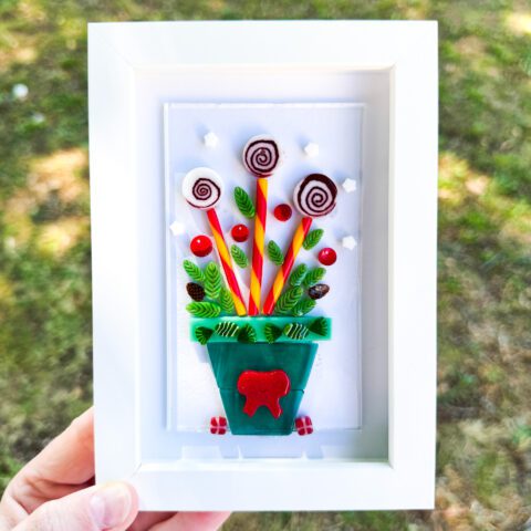 Fused Glass Bunch of Lollies