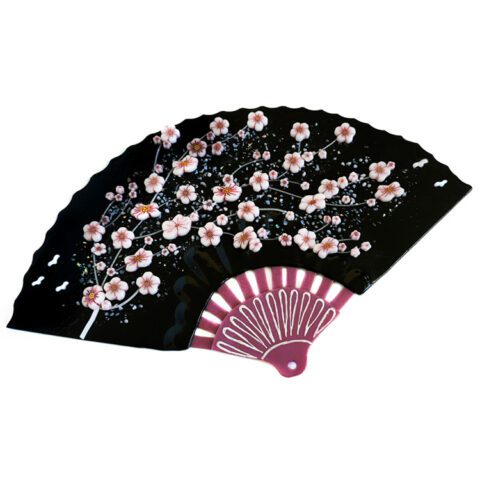 Fused Glass Sakura Fan