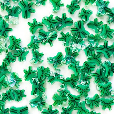 Murrine - Christmas - Green Bows - 90COE