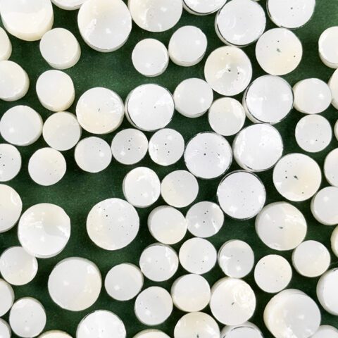 Murrine - Christmas - White Bauble - 96COE