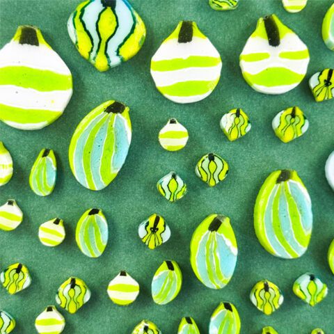 Murrine - Mix Size - Pastel Baubles - 90COE - 1oz
