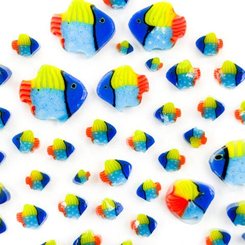 Murrine - Mixed Sizes - Jewel Fish - 96COE
