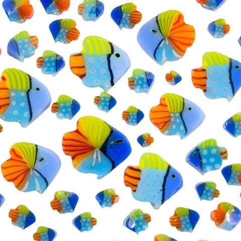 Murrine - Mixed Sizes - Jewel Fish - 96COE