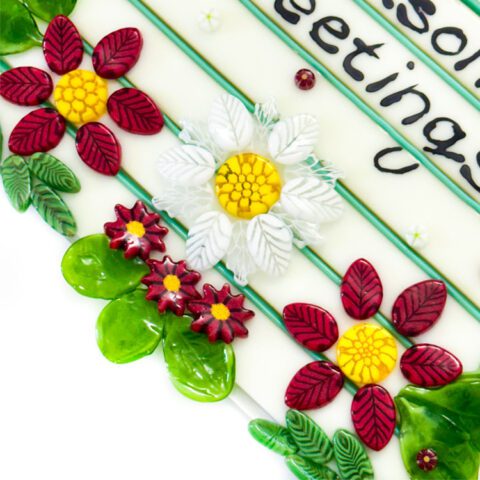 XL Murrine - Poinsettia Flower - 96COE