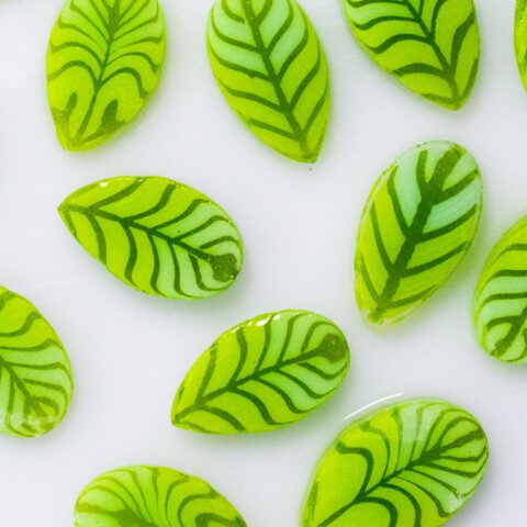 XL Murrine - Simple Green Leaves - 90COE