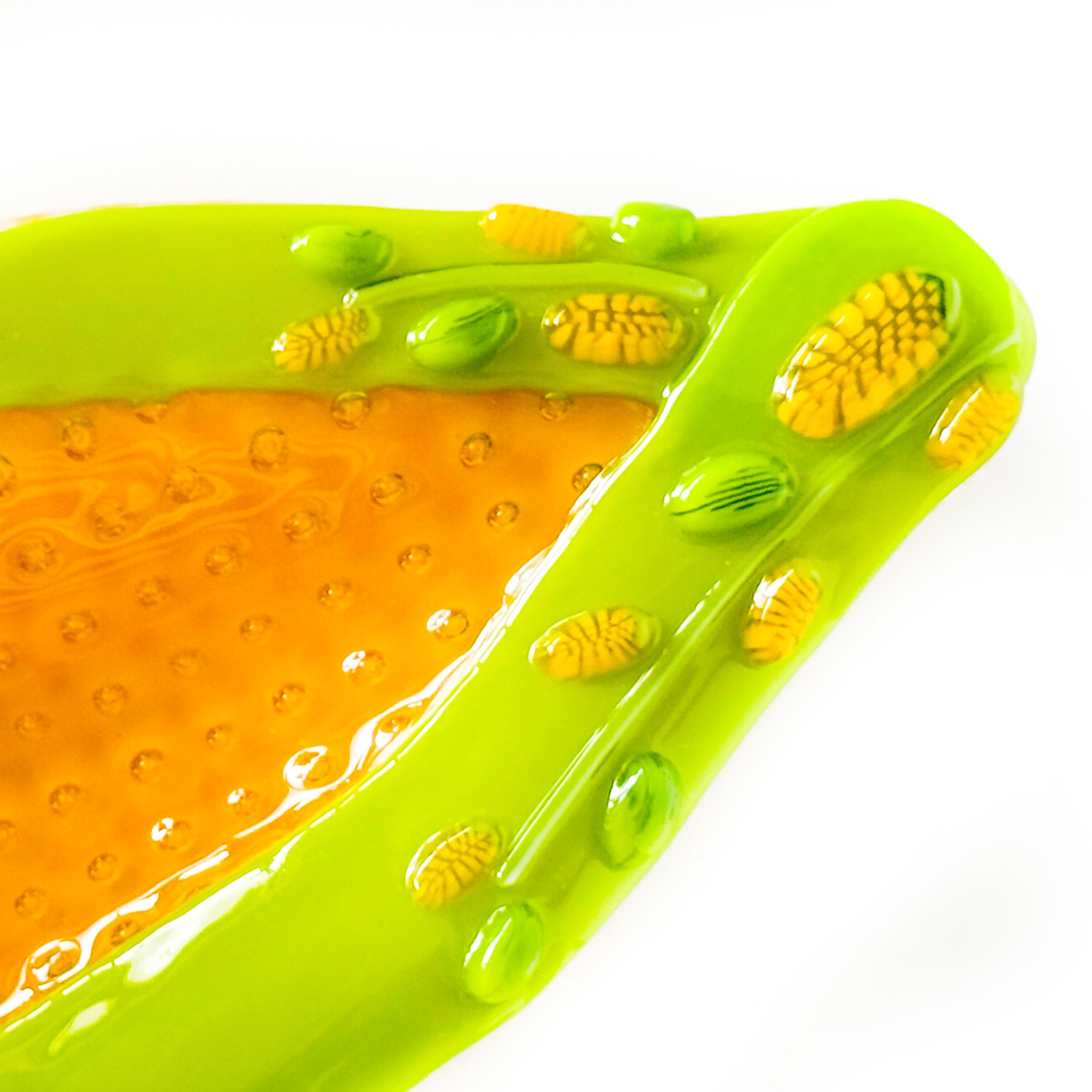 Fused Glass Sweet Corn Platter - Image 2