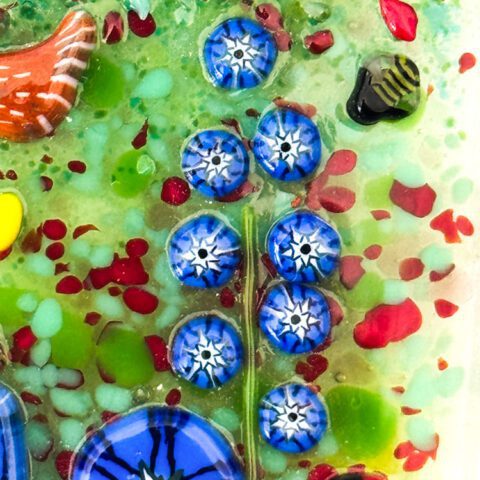 Murrine - Flower - Delphinium - 96COE