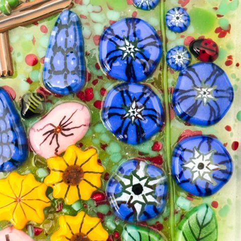 XL Murrine - Delphinium Flower - 96COE