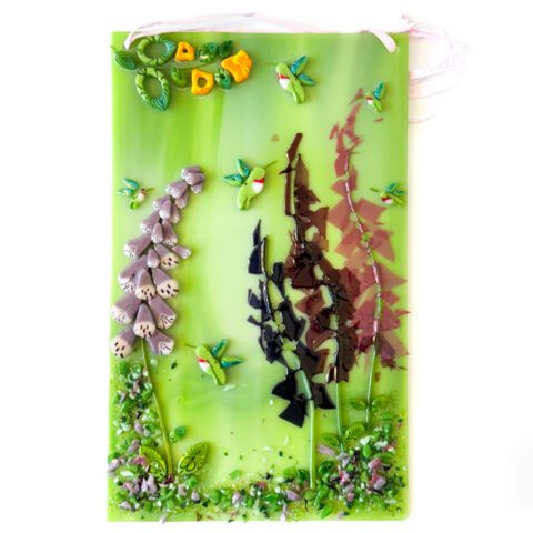 Fused Glass Foxglove Play