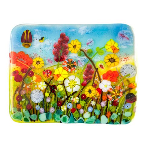 Fused Glass Magical Meadow