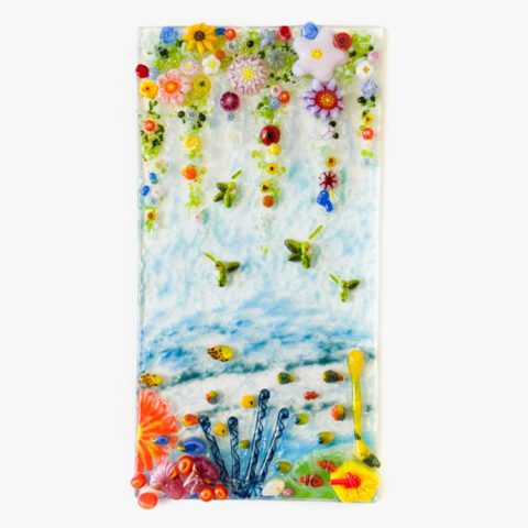 Fused Glass Under the Sea Small Panel